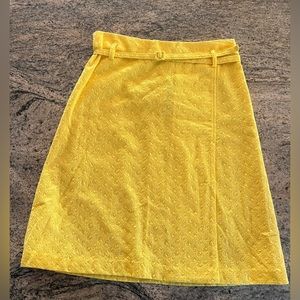 Lemon yellow skirt/brand new with tags